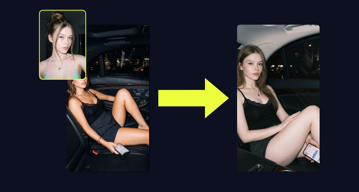 Mila remix walkthrough for Luxury Car Night Scene Camisole Legs Crossed Smartphone