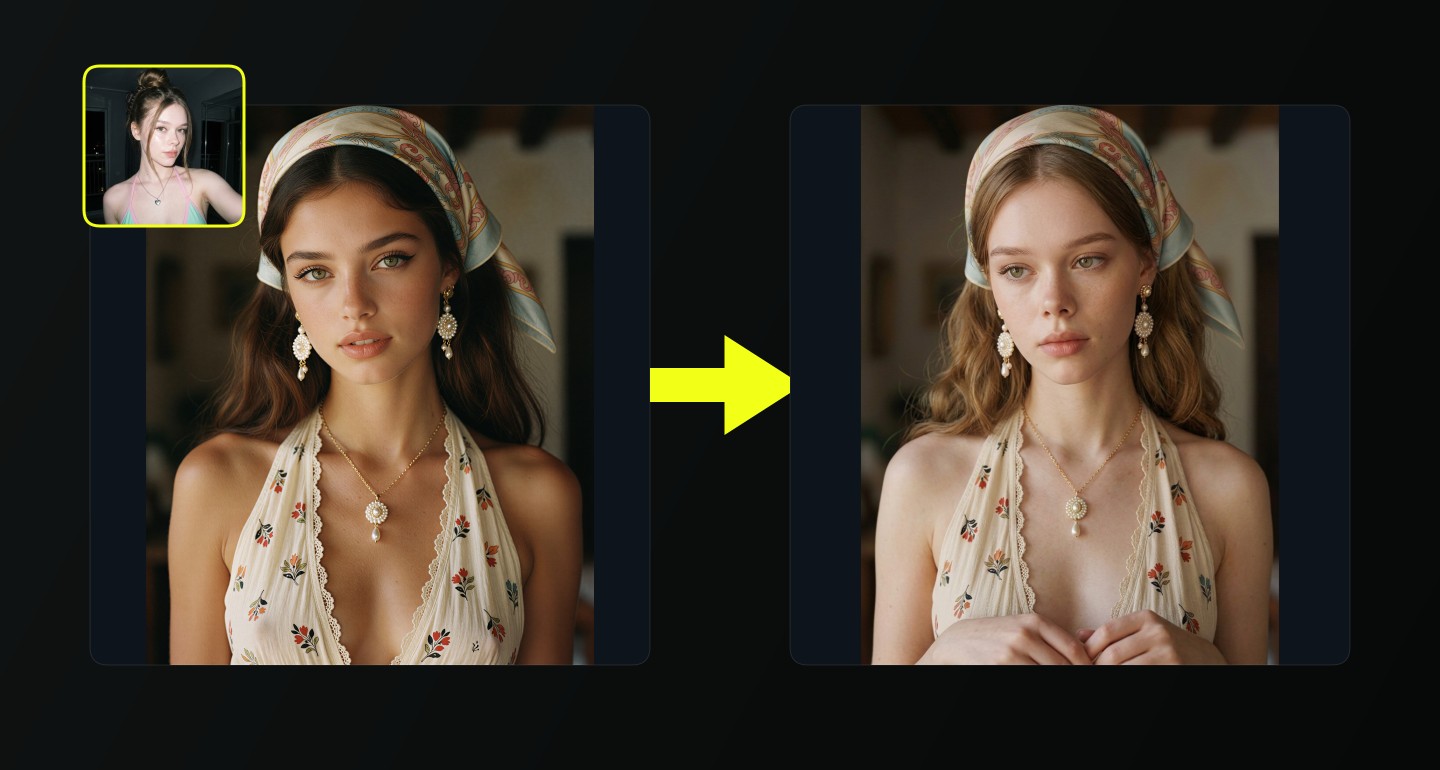 Mila remix walkthrough for Silk Headscarf And Ivory Halter Top