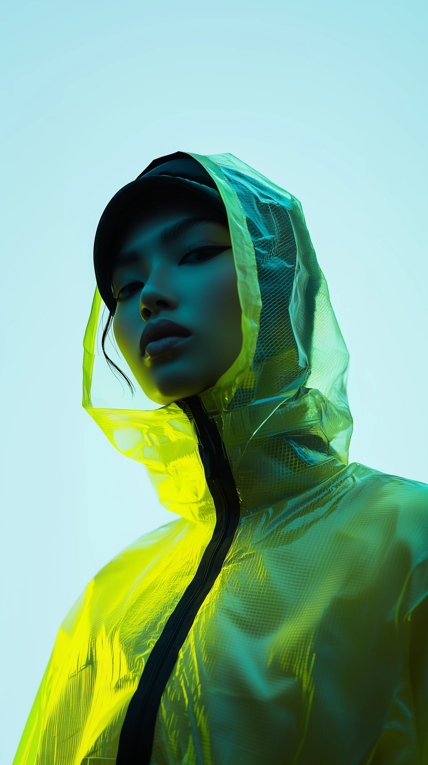 Futuristic Fashion Rainy Day