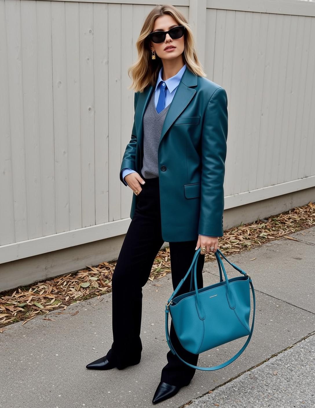 Sweater Vest Sidewalk Editorial