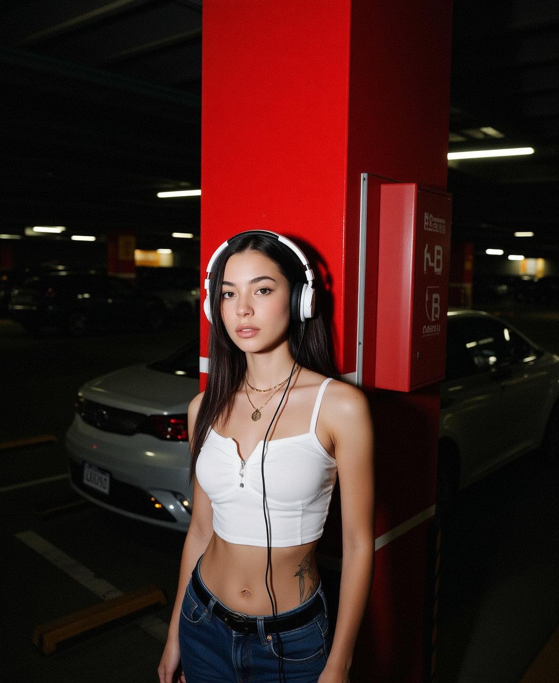 Red Pillar White Tank