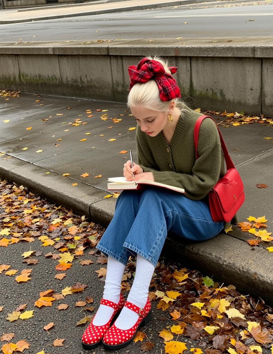 Green Cardigan Curb Writing