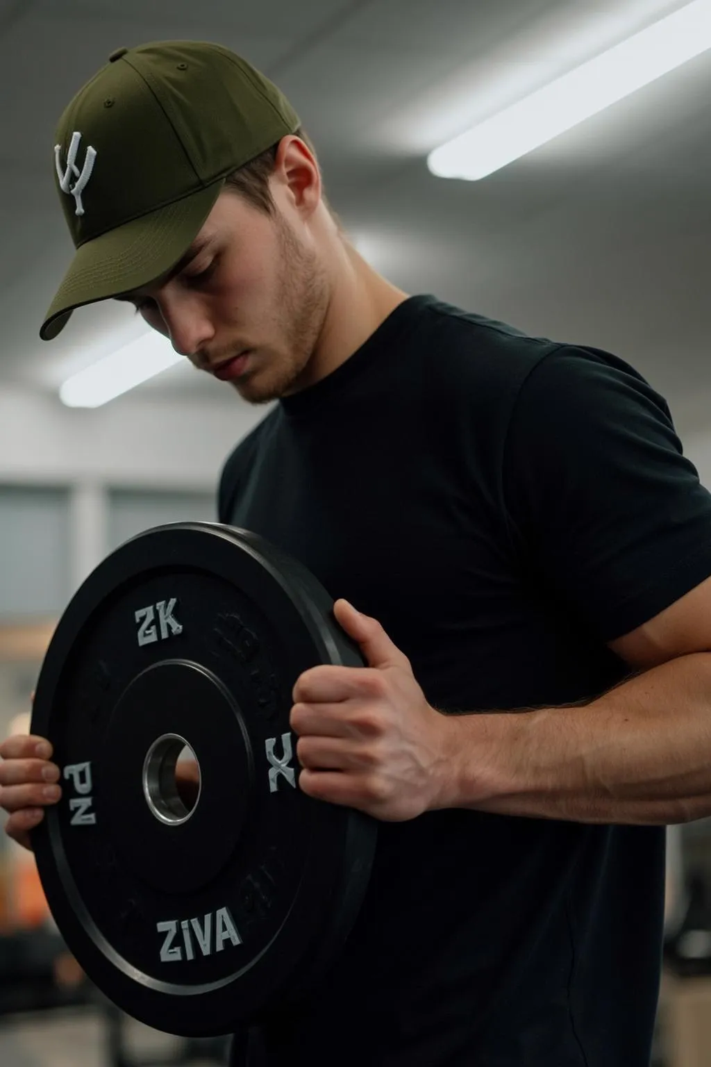 Explore Shown Chest Holding Black Weight Plate