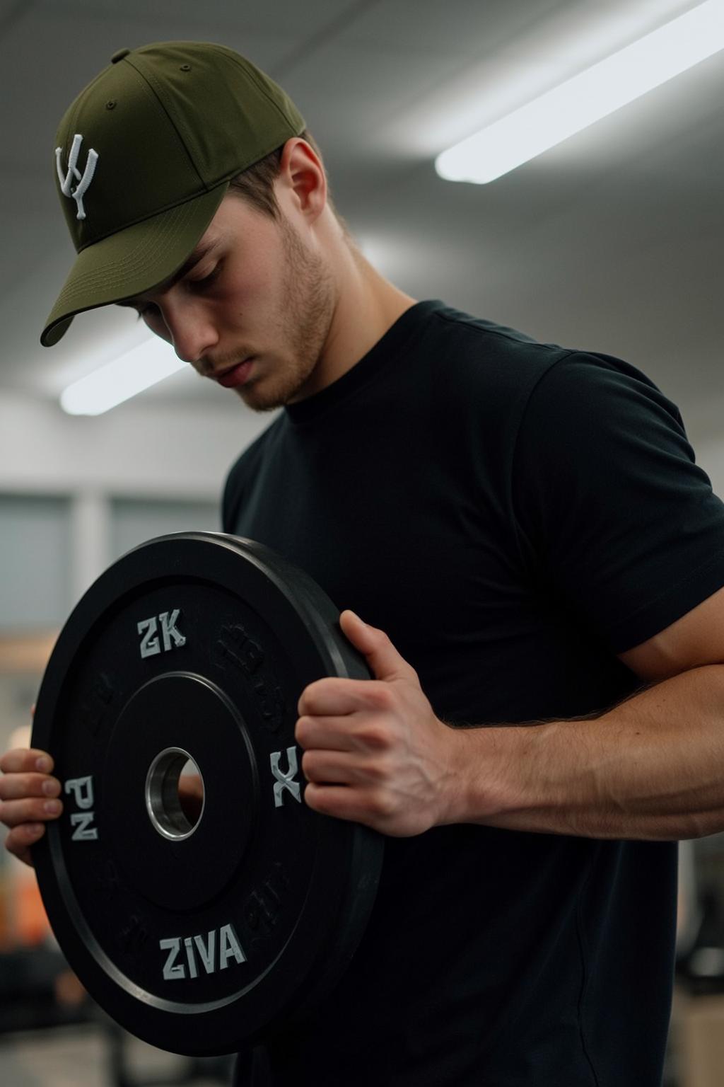 Explore Shown Chest Holding Black Weight Plate