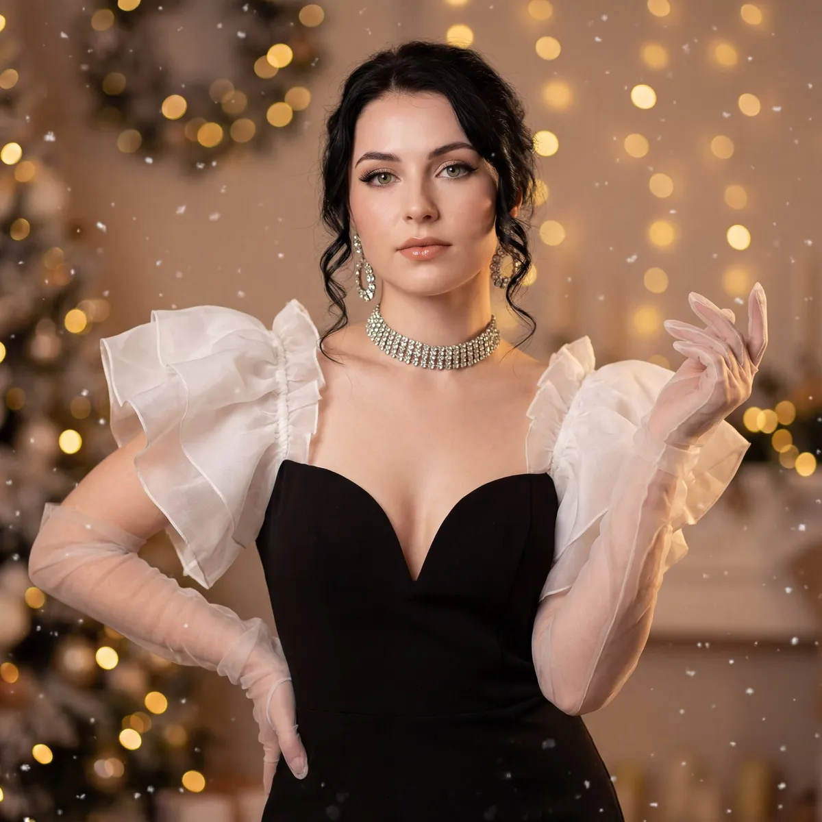 Elegant New Year Eve Portrait