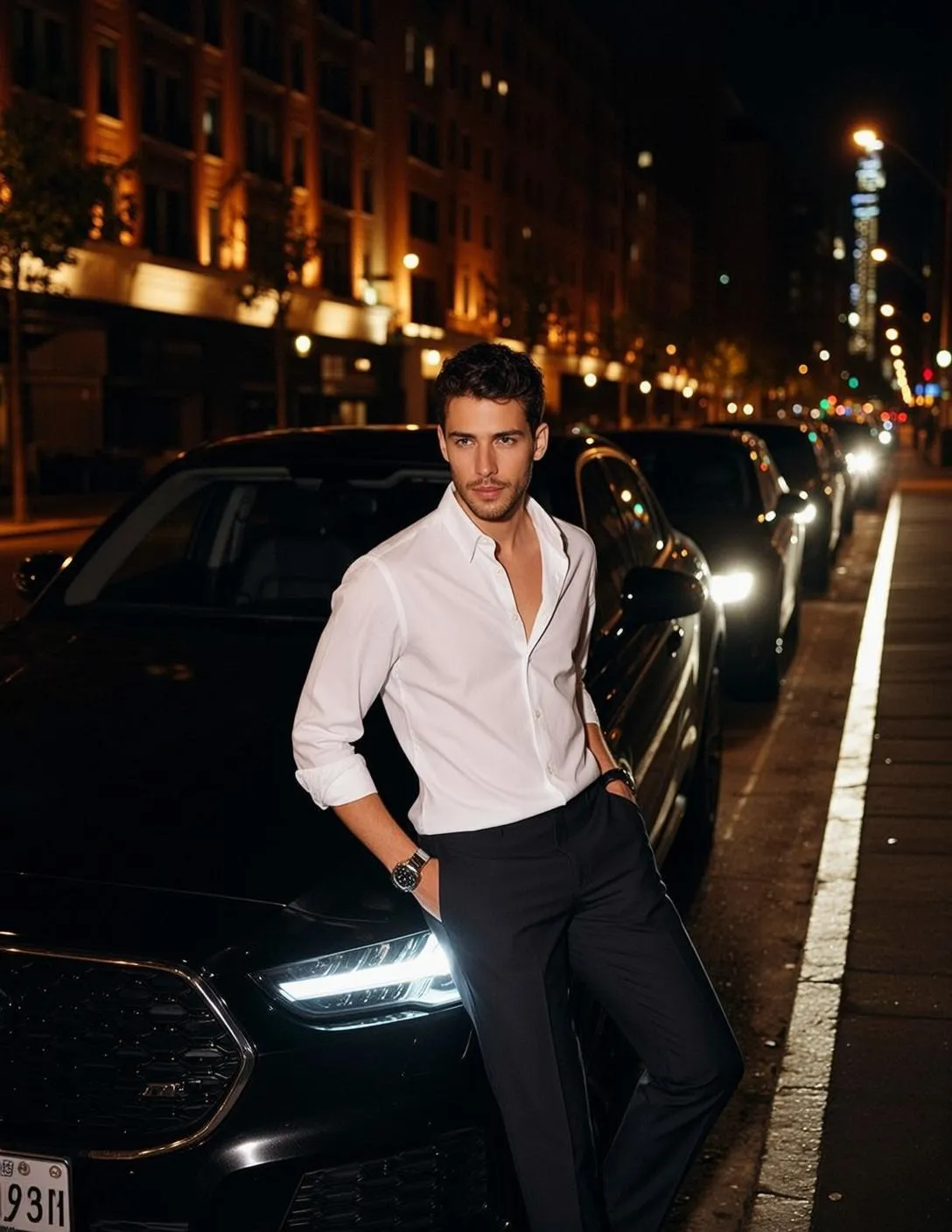 Watch In City Street At Night