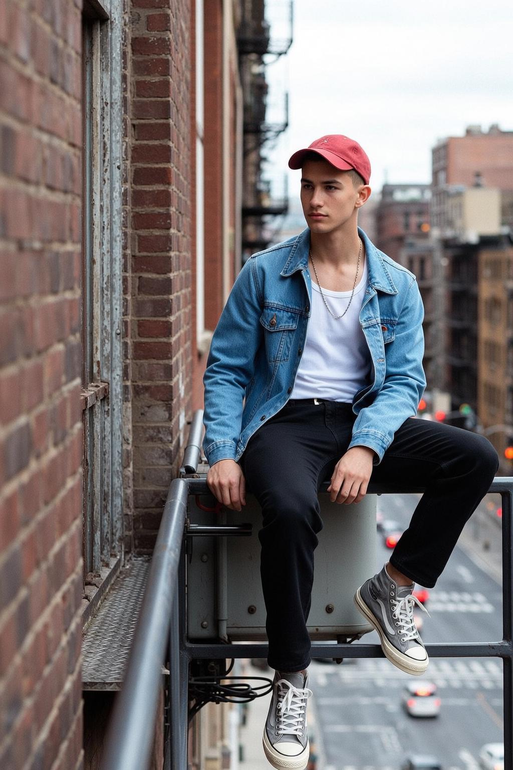 Explore Young Seated Metal Railing Balcony Facing