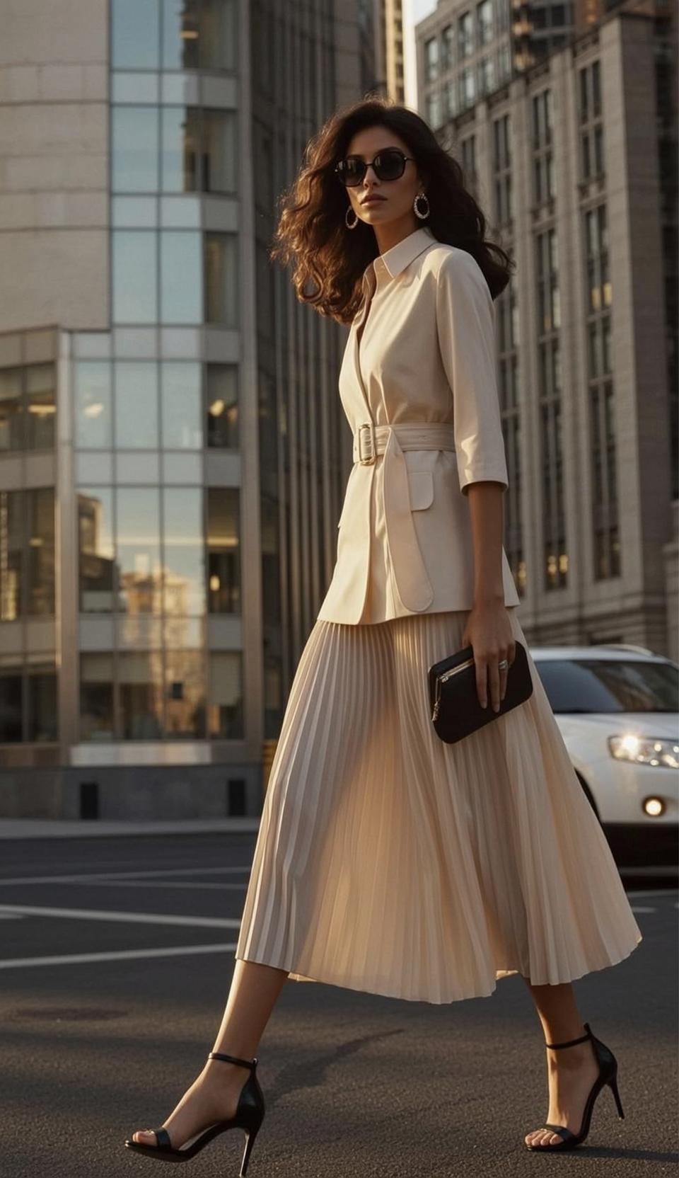 Luxury Long Wavy Dark Brown Light Beige