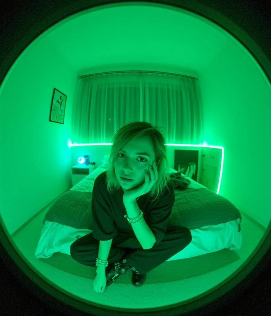 Bracelets In Bedroom Portrait