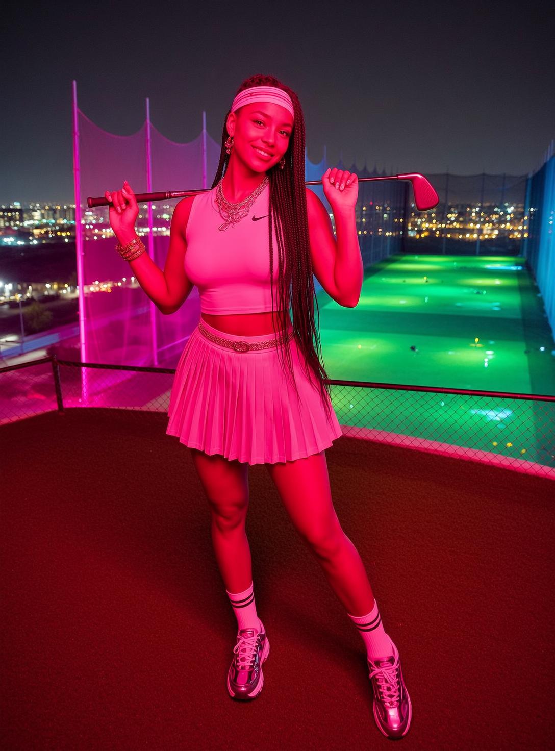 Pink Golf Outfit Turf