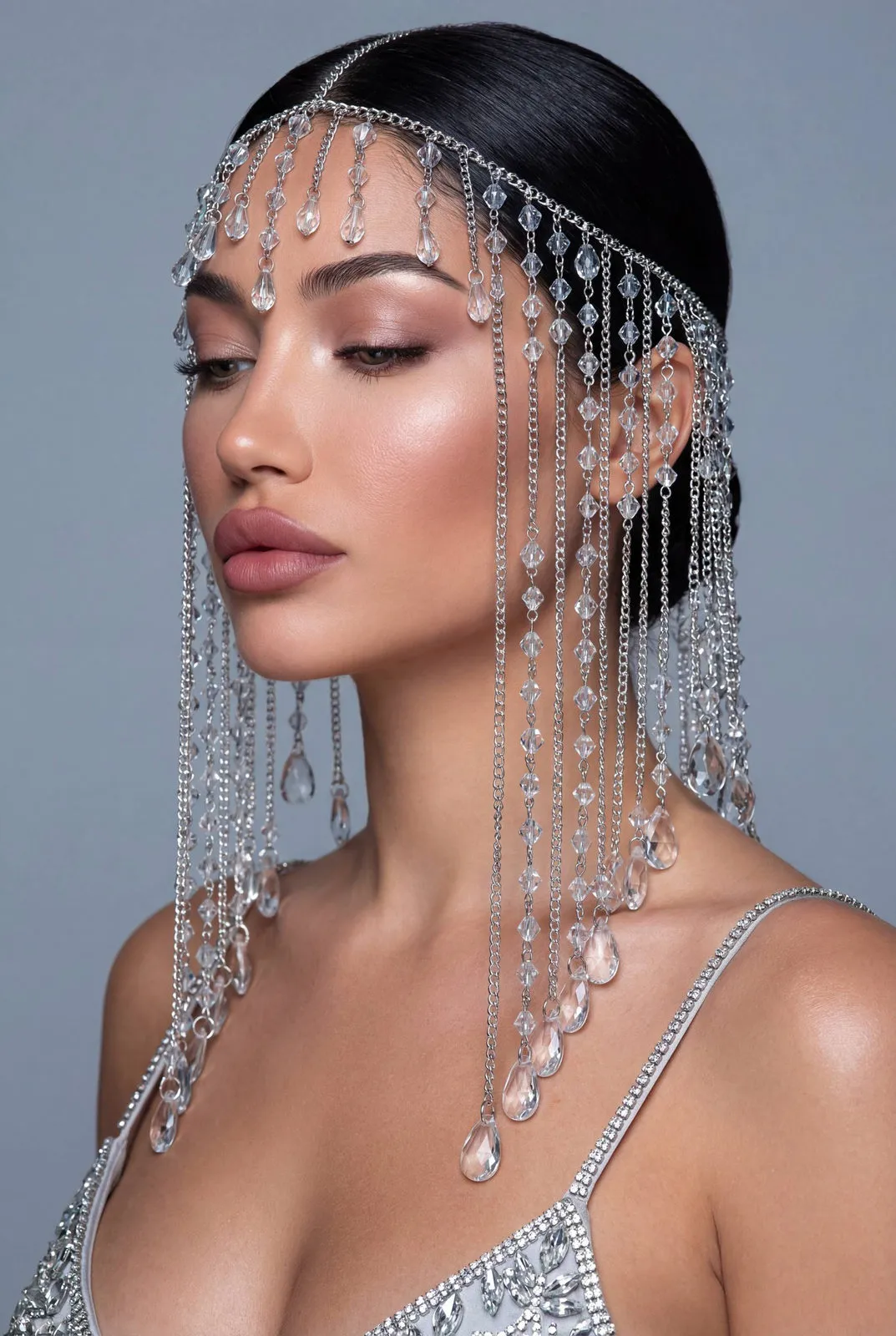 Crystal Veil Beauty Portrait