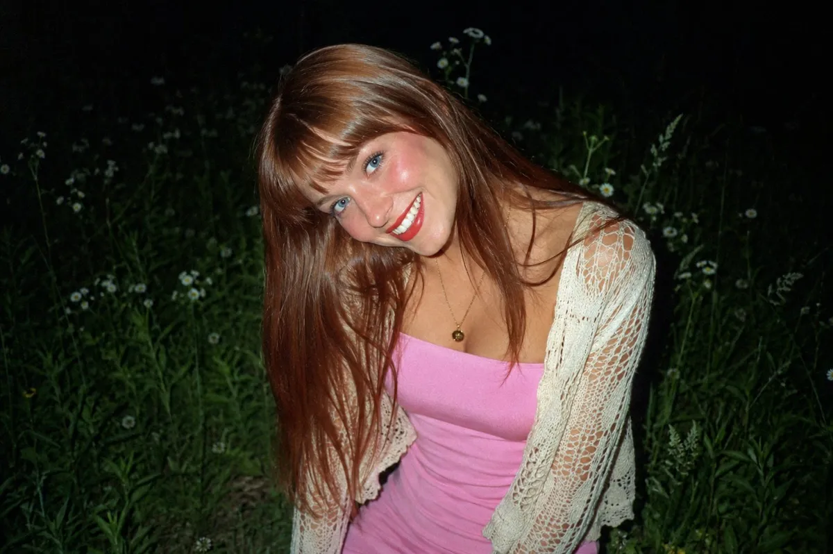 Necklace With Pink Top
