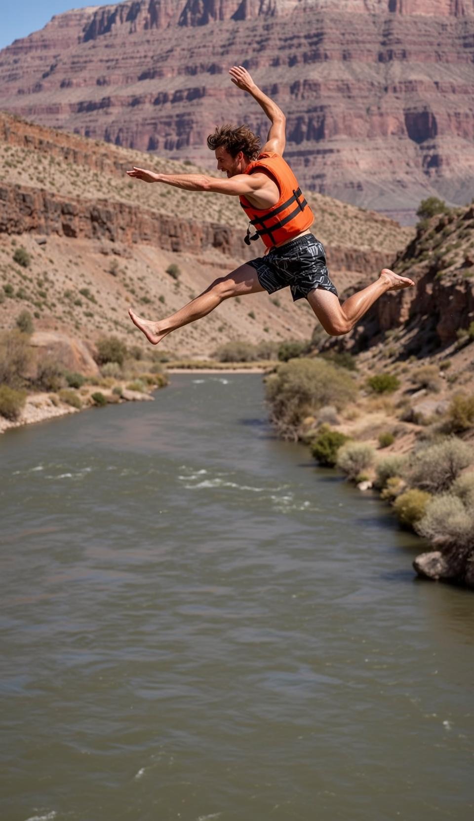 Canyon River Jump Adventure