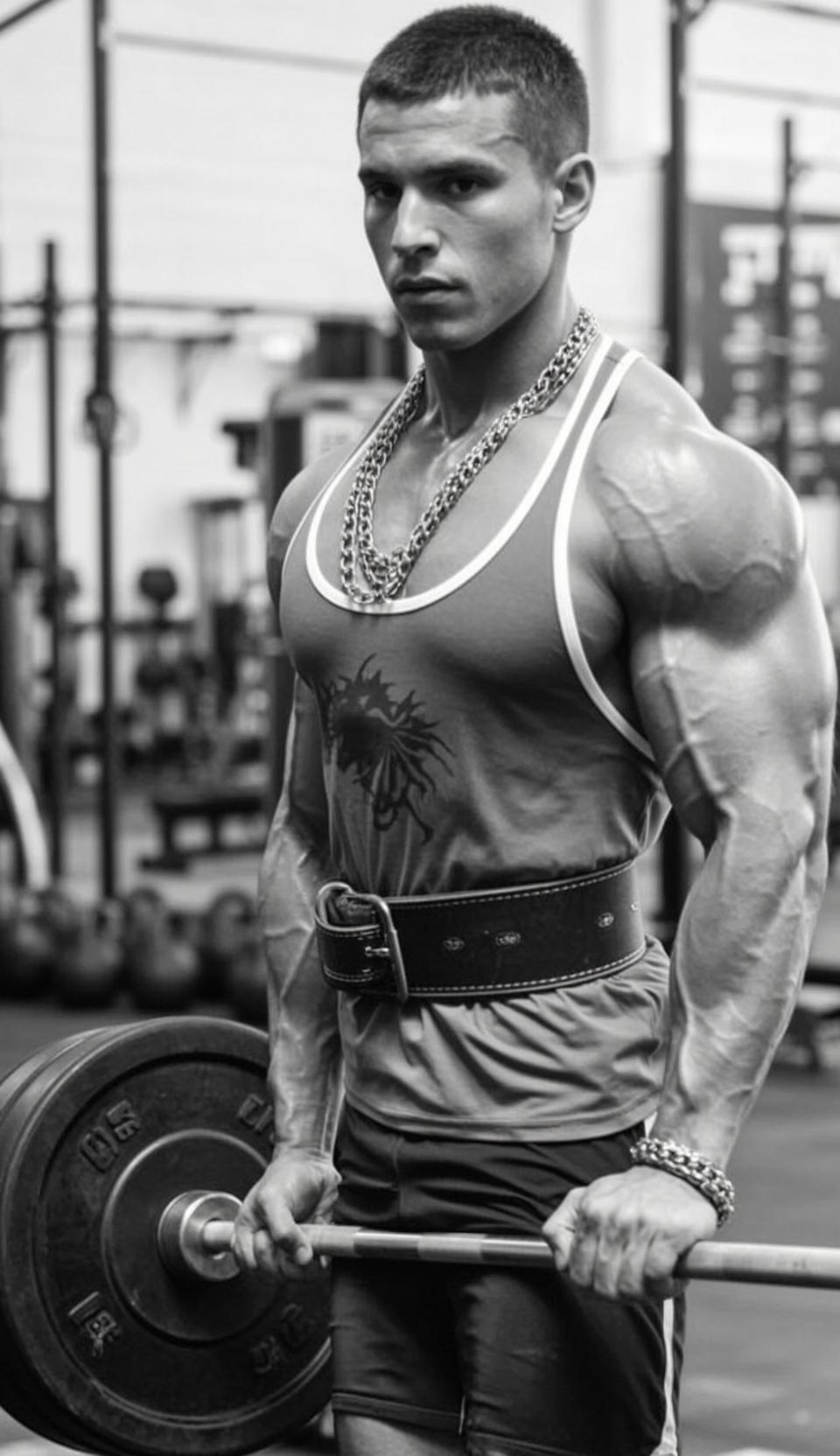 Barbell Lift Gym Portrait