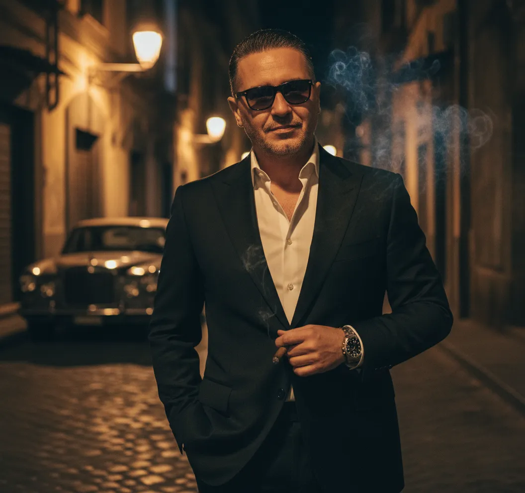 Luxury Watch With Tailored Suit On Naples Street