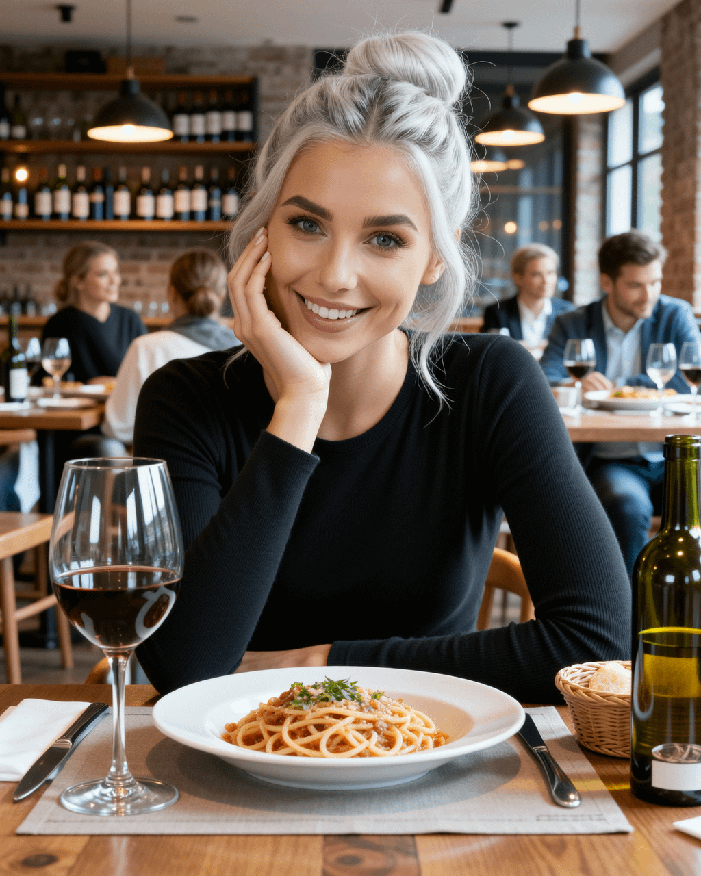 Restaurant Interior Shelves Wine