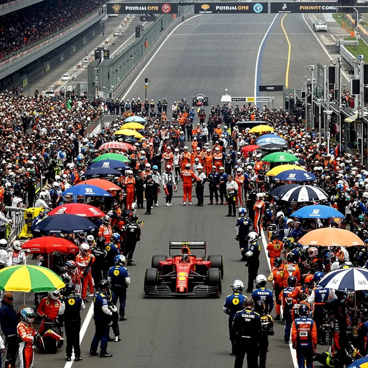 Pit Lane Race Driver