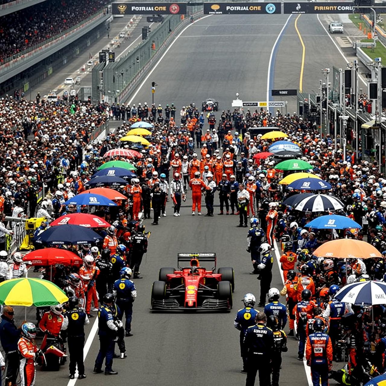 Pit Lane Race Driver