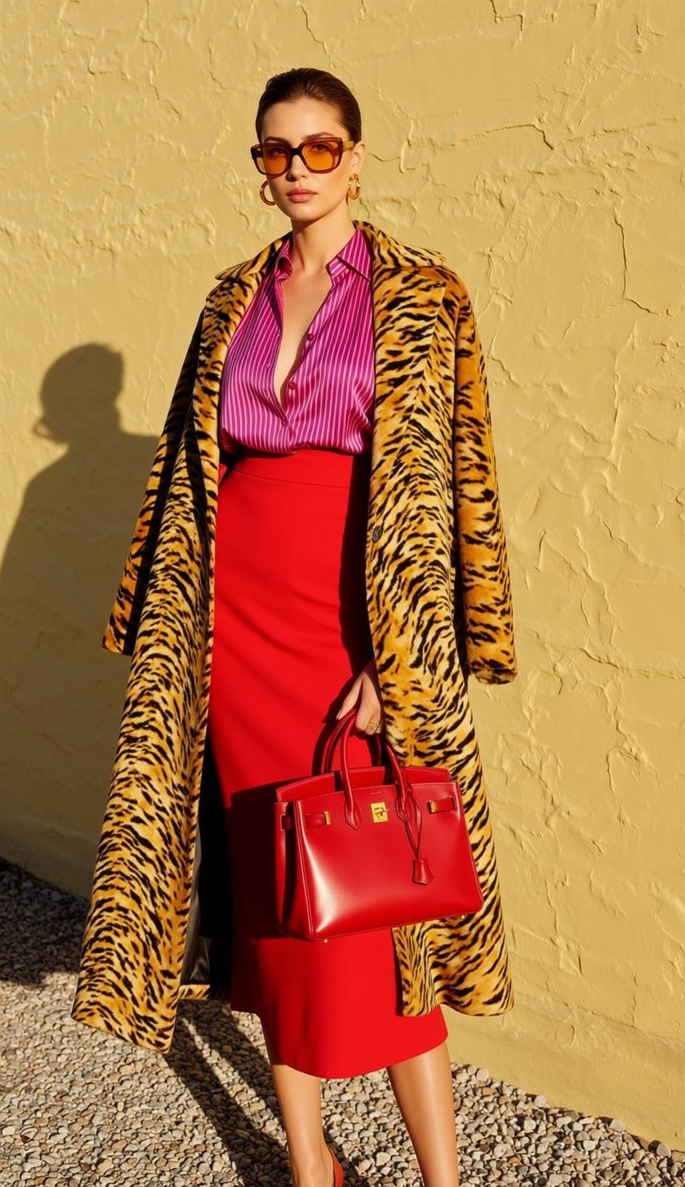 Fashion Week Pulled Back Fair Pink Purple