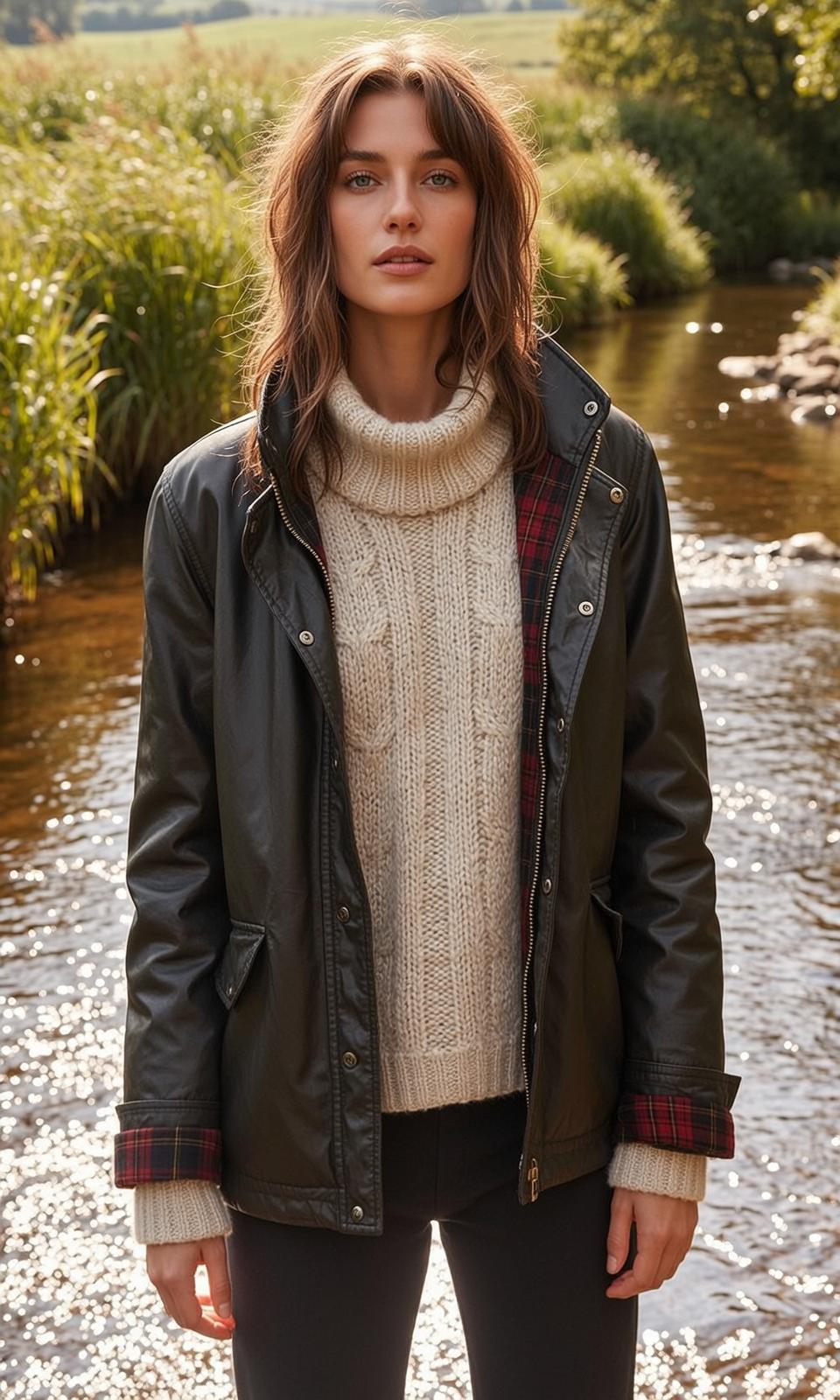 Autumn Young Medium Length Wavy Brown Fair