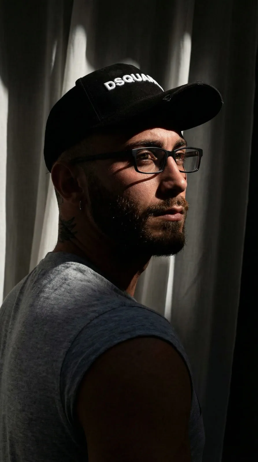 Dramatic Chiaroscuro Portrait