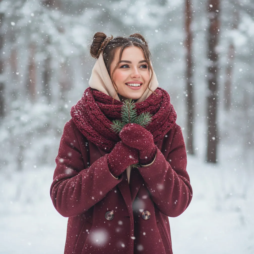 Snowy Forest Evergreen Smile