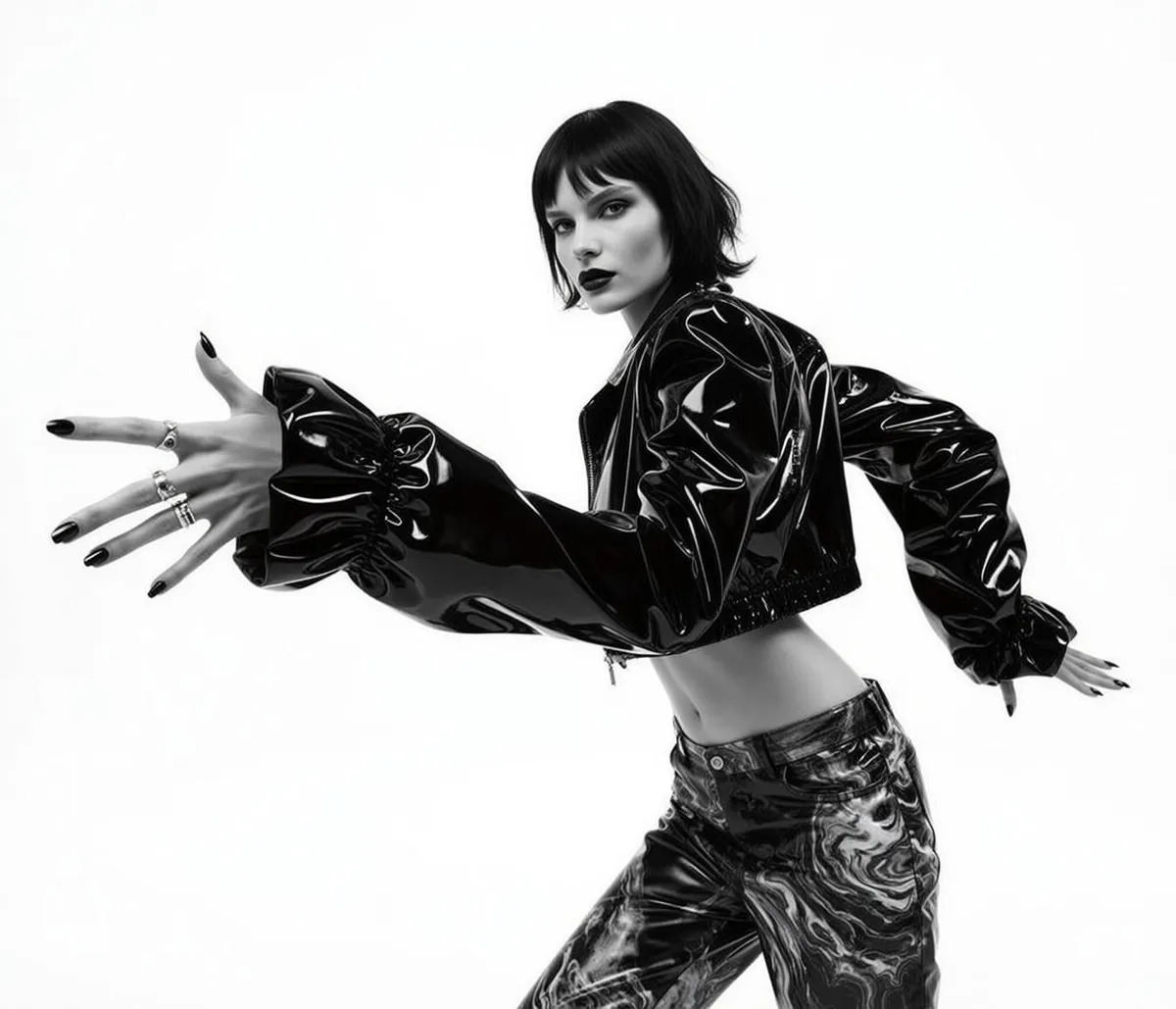 Rings In Fashion Portrait