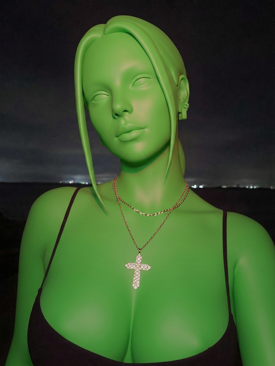 Template for Necklace In A Portrait