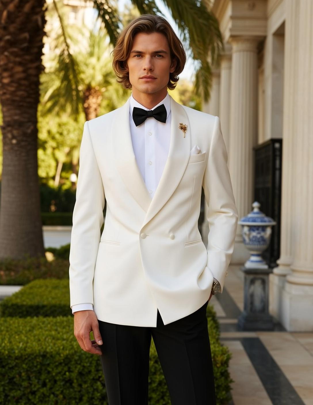 Young Medium Length Wavy Blonde Fair White