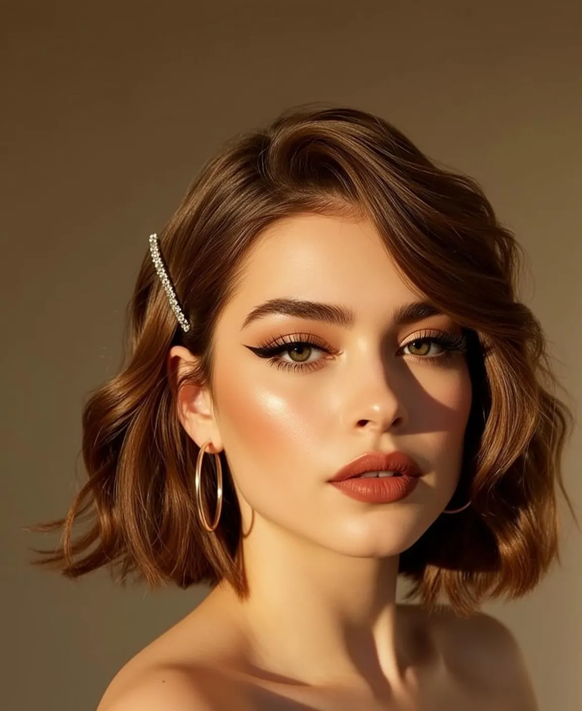 Earrings In A Studio