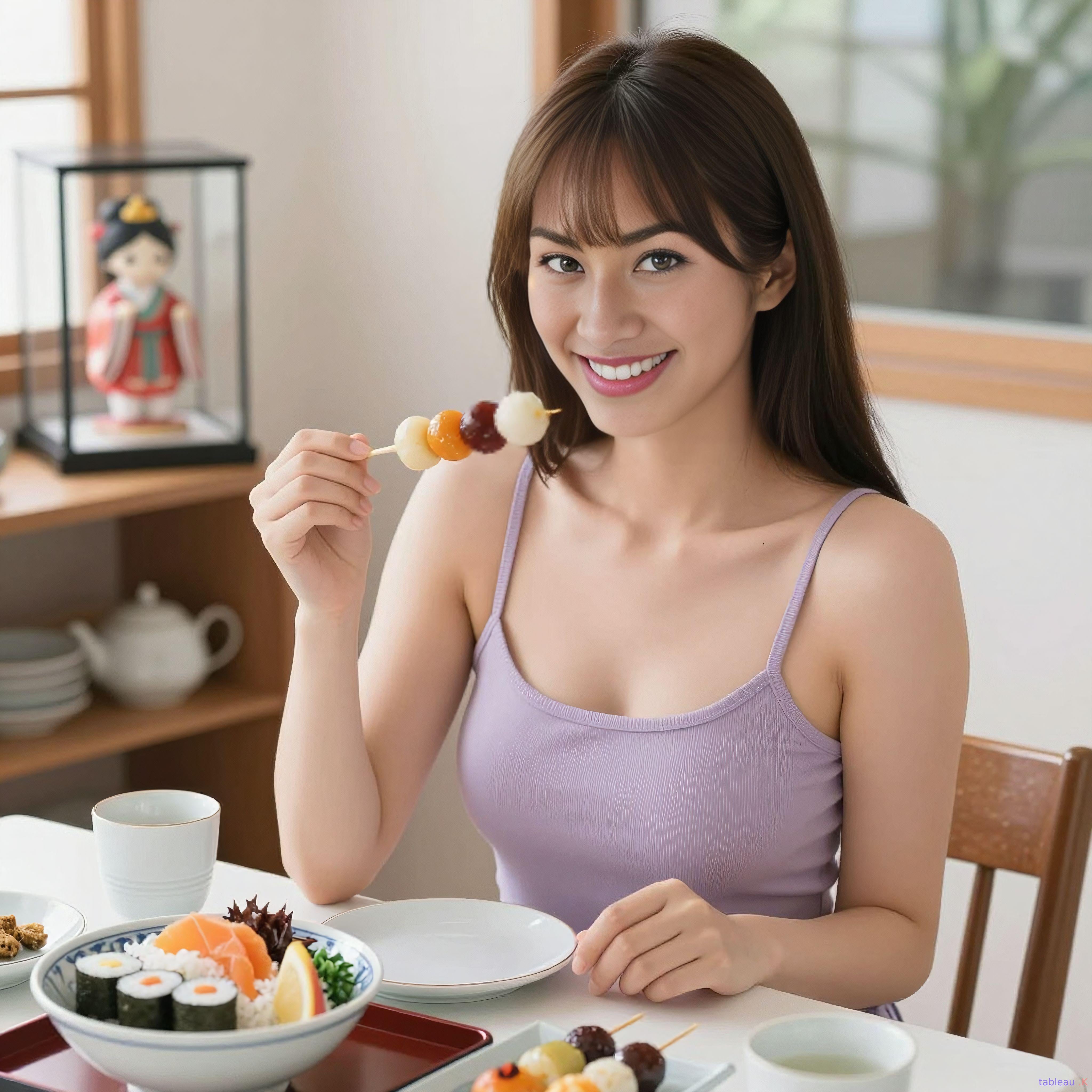 Hinamatsuri Lunch Date With Dango And Sushi