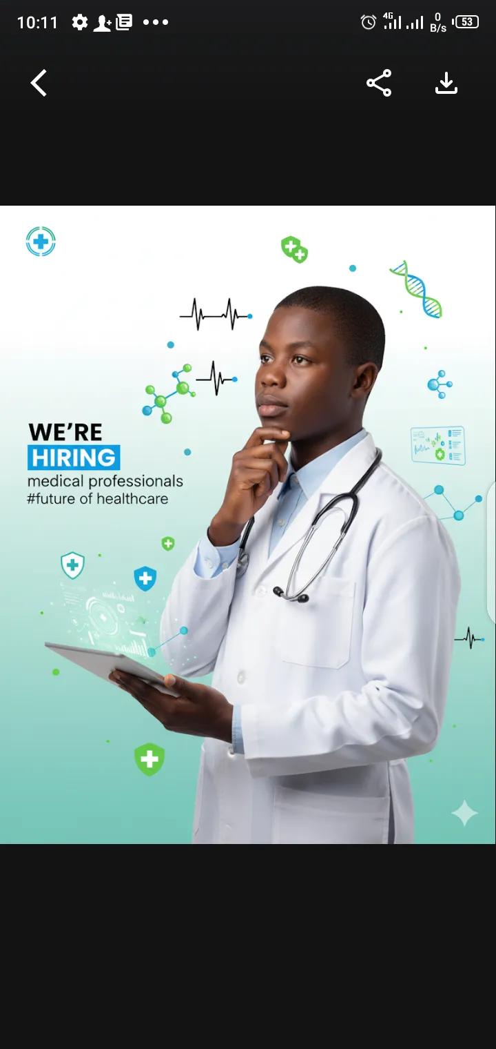Male Doctor With Digital Health Elements