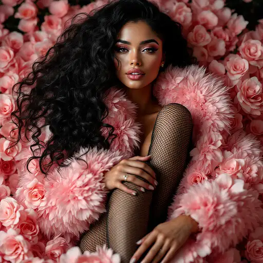 Luscious Curly Elegance