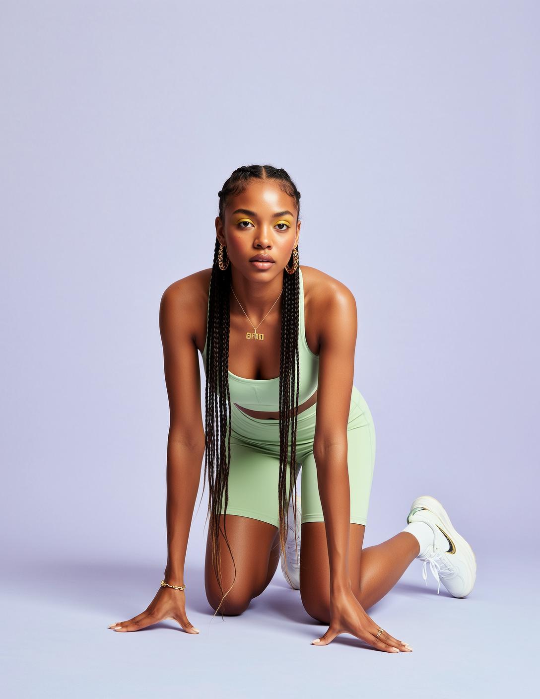 Explore Low Athletic Starting Pose Kneeling One