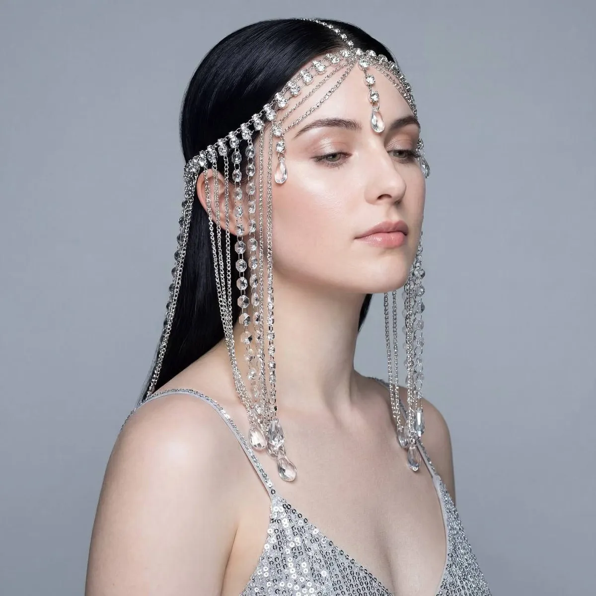 Studio Headpiece Fashion Portrait
