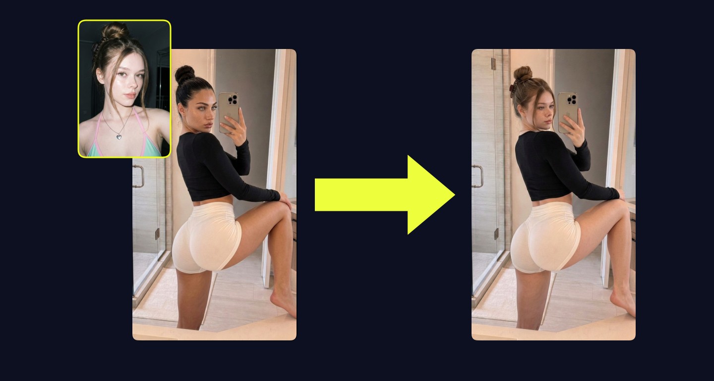 Mila remix walkthrough for Black Crop Top With White Shorts Back Pose