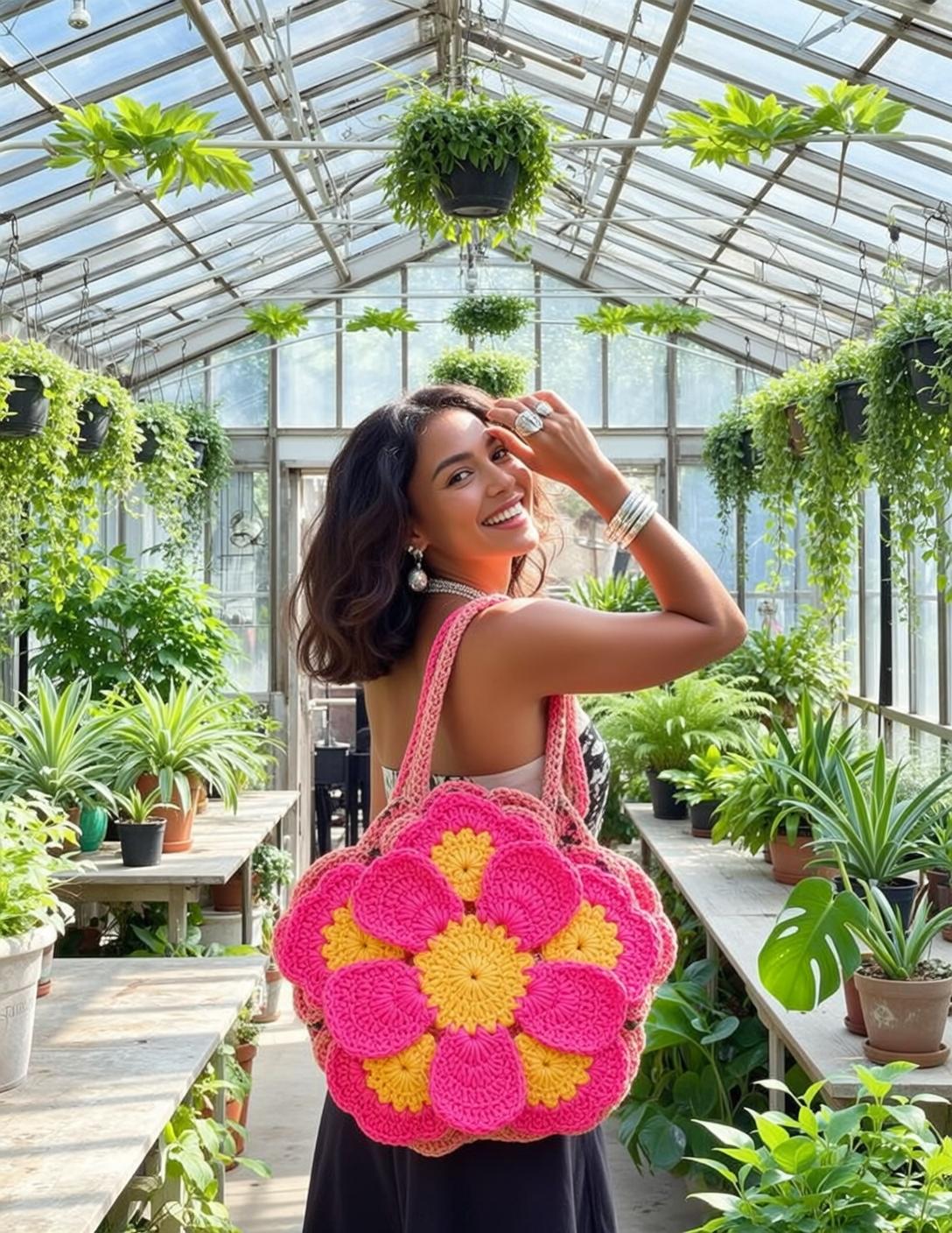 Strapless Top Crochet Bag Walk