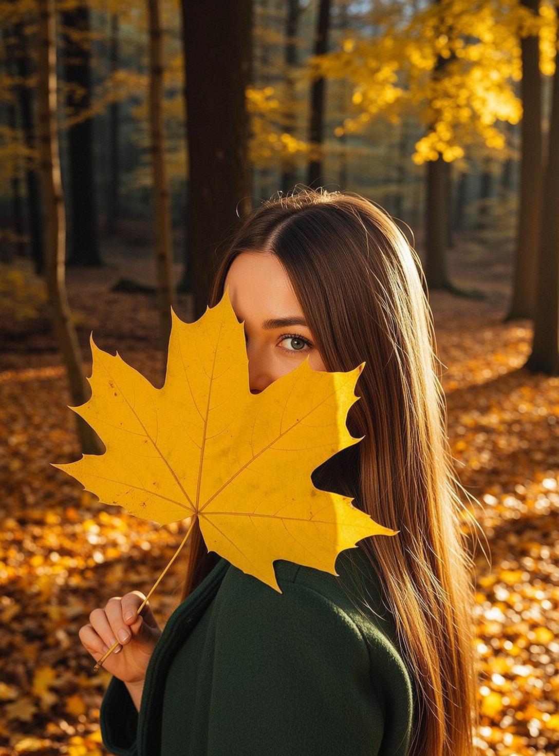 Autumn Young Long Straight Brown Fair Dark