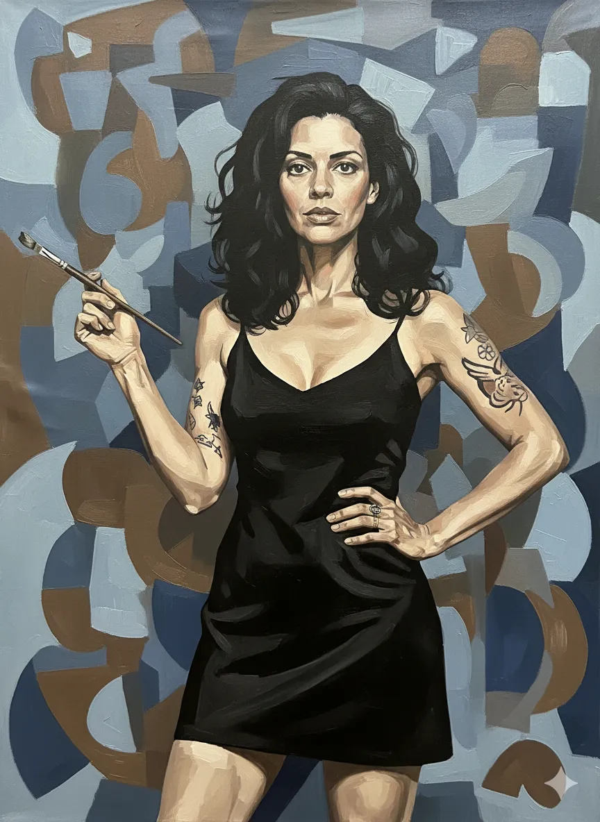Tattoos In Fashion Portrait