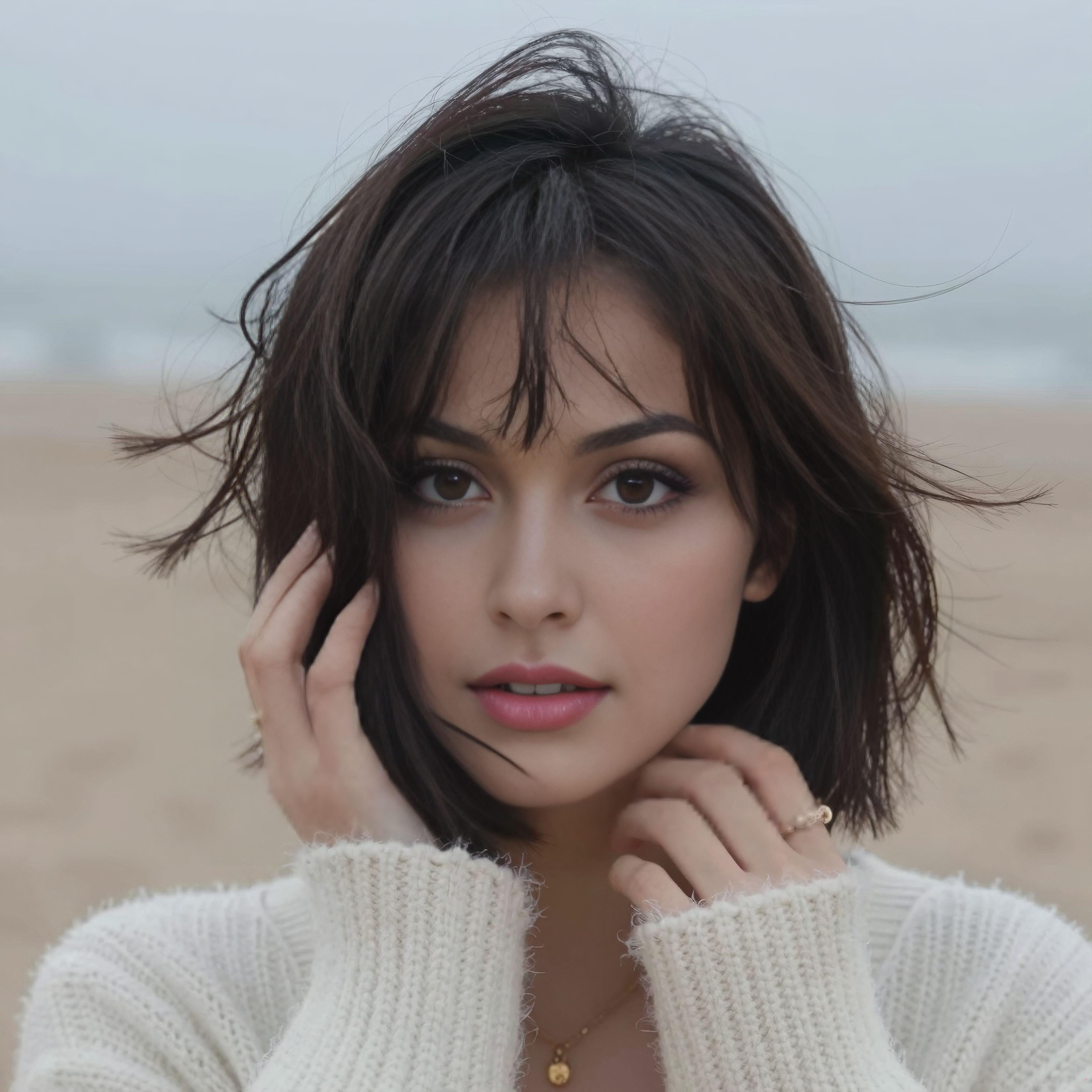 Soft Focus Overcast Beach