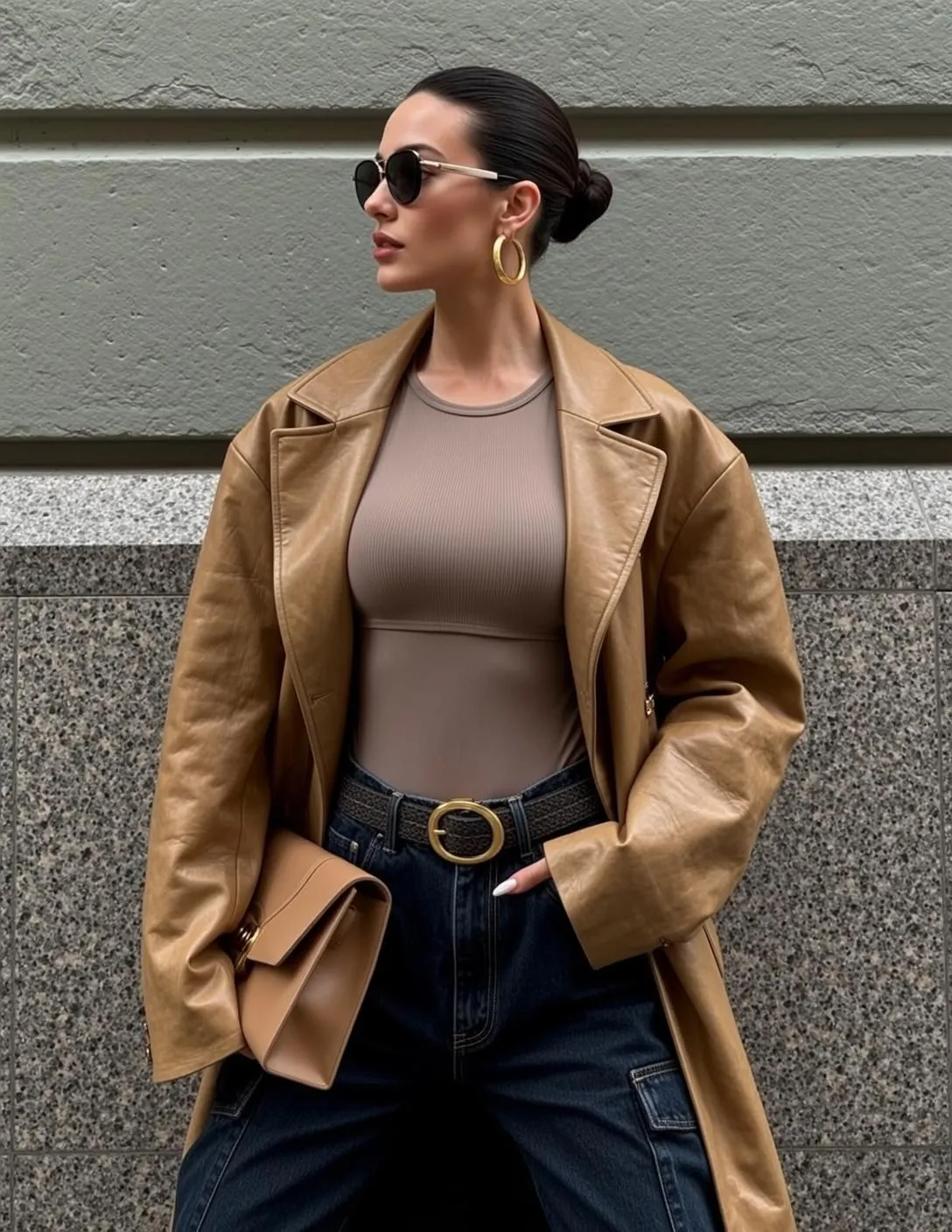 Sunglasses And Earrings On A Street