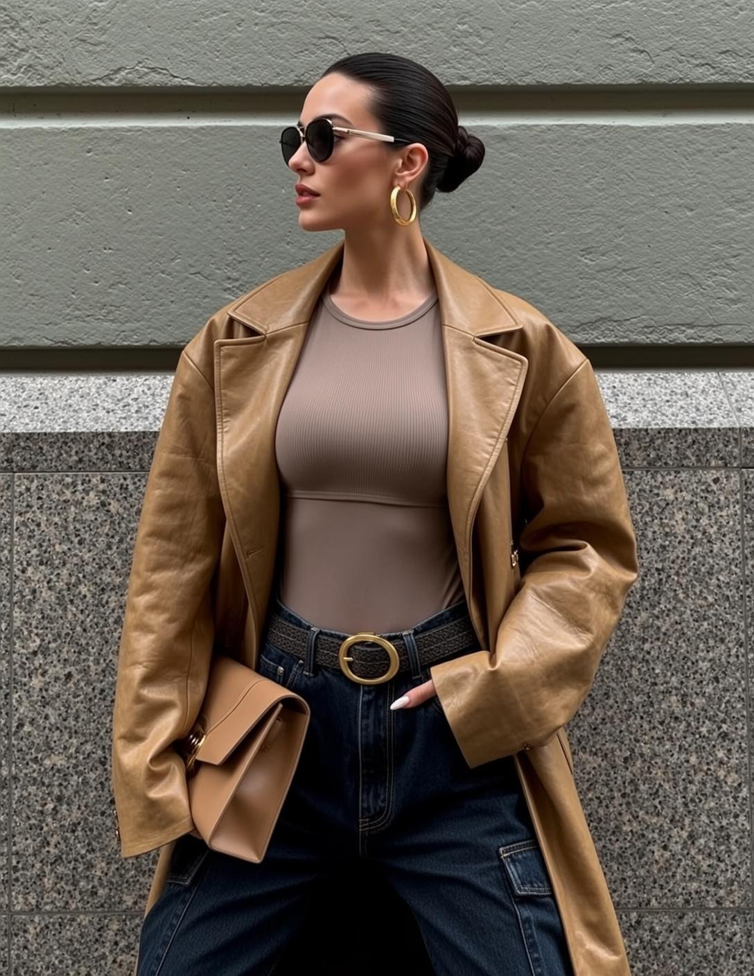 Autumn Dark Brown Pulled Back Bun Fair