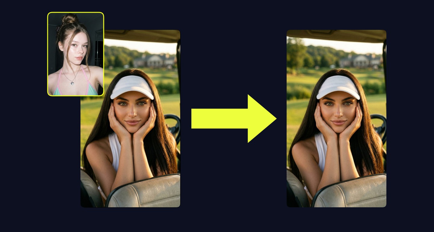 Mila remix walkthrough for Golf Club Golden Hour Girl Leaning On Cart Cinematic Grain