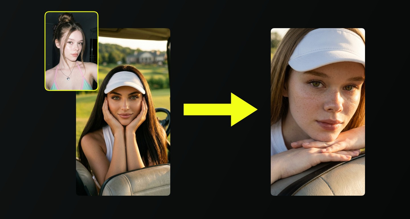 Mila remix walkthrough for Golf Club Golden Hour Girl Leaning On Cart Cinematic Grain