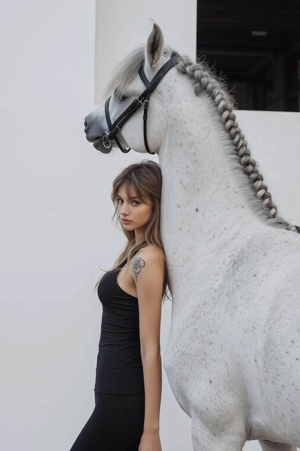 Tattoos In Styled Portrait