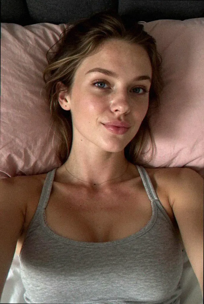 Necklace In Tank Top Portrait