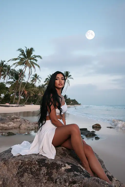 Cinematic Venus Beach Portrait