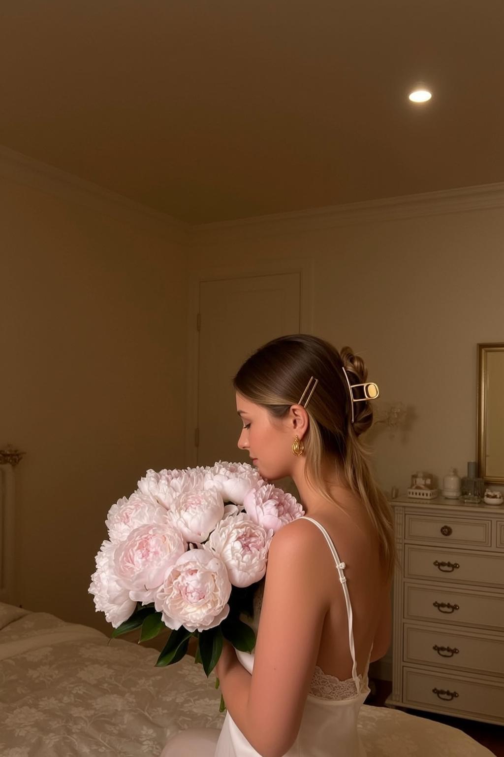 Black Lace Gown Portrait