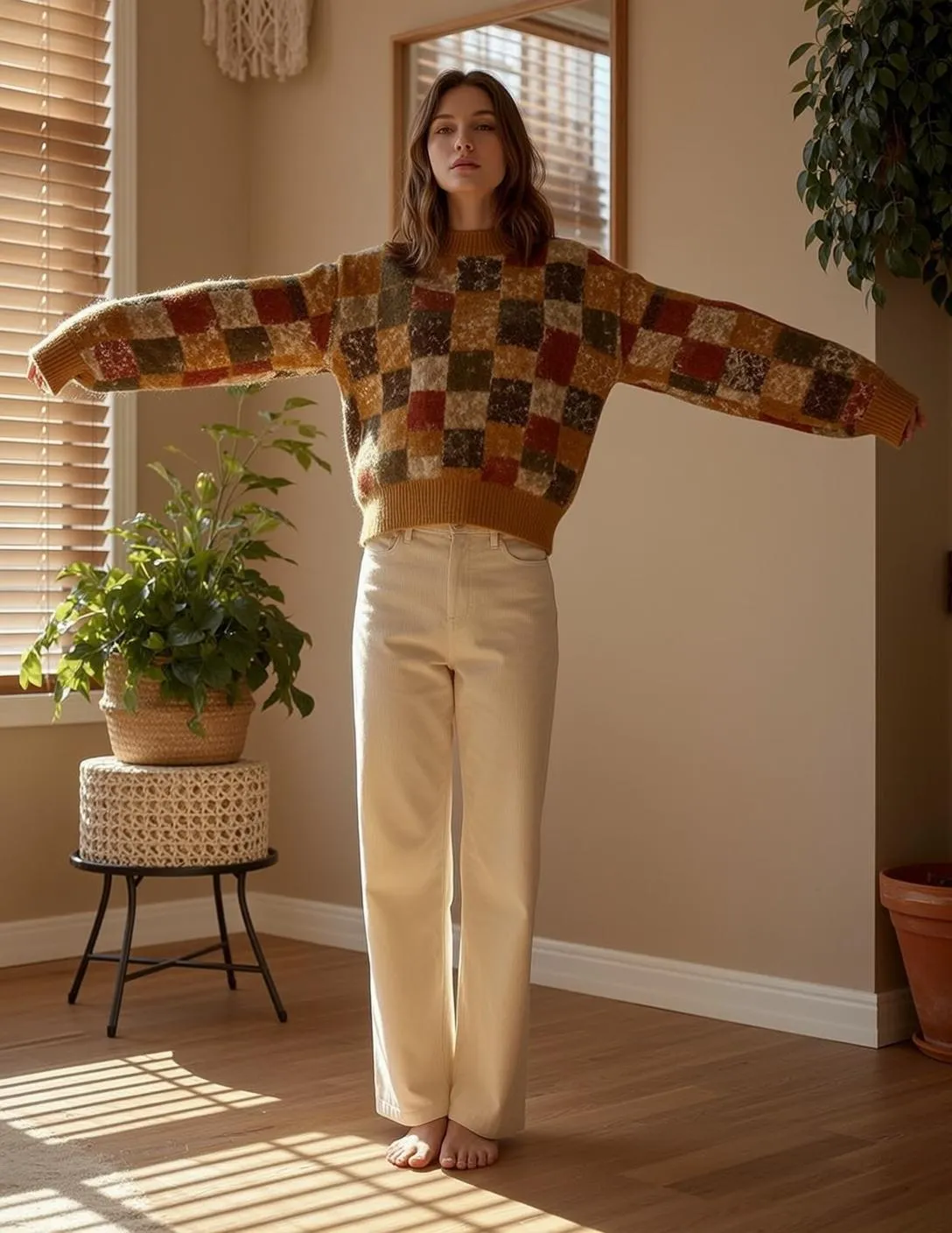 Autumn Young Medium Length Wavy Brown Fair