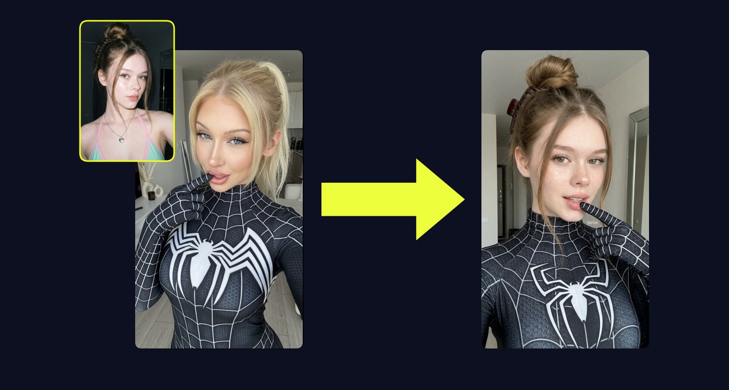 Mila remix walkthrough for Symbiote Spider Girl Selfie Room Lighting